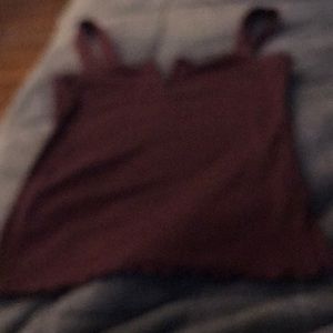 Aero maroon tank